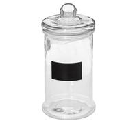 FIVE bocal verre + ardoise 1,6l, transparent