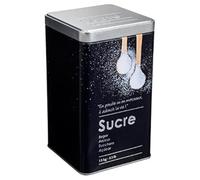 5five - boîte à sucre poudre métal black edition noir