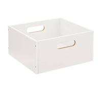 5five - panier 31x15cm mix n modul bois blanc