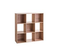 Five Etagère 9 Cases - L 100,5 x P 32 x H 100,5 cm - Bois - Marron