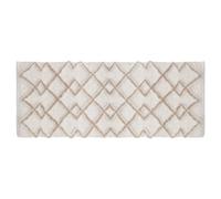 Five - Grand Tapis de Salle de Bain en Coton déco Taupe Ethnique 50 x 120 cm