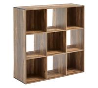 5five – Étagère 9 cases Mix N Modul – Indus, effet bois foncé, 100 cm Marron
