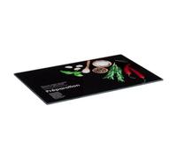 Five - Planche à découper en Verre 30 x 20 cm déco Black Edition