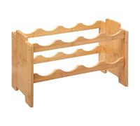 Five - Range Bouteilles en Bambou Rack superposable pour Augmenter la capacité de Stockage