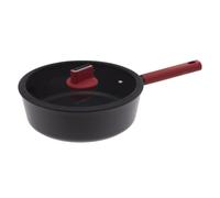 Five - Sauteuse avec couvercle en Aluminium forgé et Poignée Silicone D 28 cm