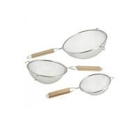 Five Simply smart - 3 passoires avec poignées en bois - Inox