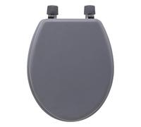 FIVE Simply Smart - Abattant WC en Bois "Bathroom" 43cm Gris Gris G