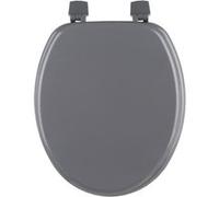 Paris Prix - Abattant WC 5five Simply Smart COLORAMA en bois laqué 43 cm Gris