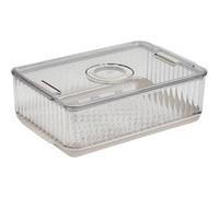 FIVE Simply Smart - Bac de Rangement Frigo Dateur "Streaks" 18x26cm Transparent Transparent
