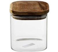 FIVE Simply Smart - Bocal en Verre "Hermet" 0,6L Transparent & Marron Transparent G