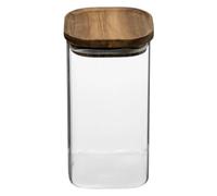 FIVE Simply Smart - Bocal en Verre "Hermet" 1,3L Transparent & Marron
