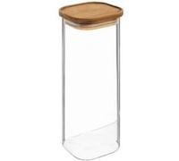 Bocal verre couvercle acacia 2L ""Hermet"" - 5 five simply smart