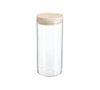 FIVE Simply Smart - Bocal en Verre Pops 1,3L Transparent & Naturel