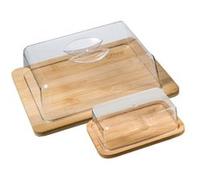 FIVE Simply Smart - Boîte à Fromage & Beurrier Bambou 24cm Naturel G