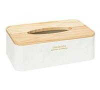 FIVE Simply Smart - Boîte à Mouchoirs Déco "Léa" 25cm Blanc Blanc G
