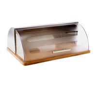 Secret de Gourmet – Boîte à pain – 5 Five Simply Smart – Bambou 37 cm – Transparent
