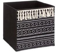 Five Simply smart - Boîte de rangement design ethnique Mix n' modul - L. 31 x l. 31 cm - Noir - Mix n' modul Noir G