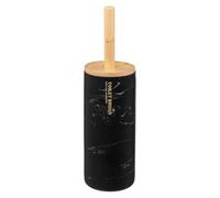 Brosse WC ""Léa"" noir effet marbre - 5 five simply smart