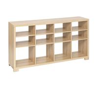 Five Simply Smart - Buffet bas 12 cases en bois BIVOAK - Beige