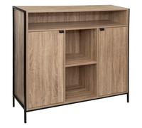 5five Buffet 2 portes «Aliaj» – effet chêne naturel, 3 niches