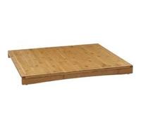 5five - Cache plaque 52x58cm en Bambou 3en1. Planche à découper en Bois - Protège Crédence et Plaques - Compatible Induction Gazinière Vitrocéramique