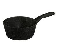 Secret de Gourmet Casserole alu forgé revêtement pierre 18 cm Noir