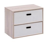 Commode Dress up 2 tiroirs beige - 5 five simply smart