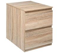 5five - Commode 2 tiroirs dolo Effet Bois Naturel