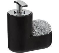 FIVE Simply Smart - Distributeur de Savon & Porte Éponge "Washing" 15cm Noir Noir G