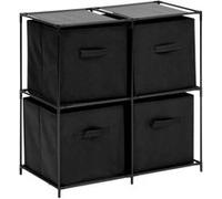 Five simply smart étagère 4 cases - Noir