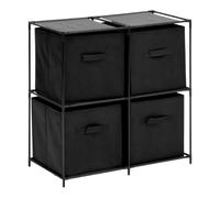Five simply smart étagère 4 cases - Noir