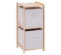 Paris Prix Étagère de salle de bain Tidy – 2 niveaux – Naturel