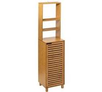 Five Simply Smart - Etagère de salle de bain Sicela en bambou - L. 38 x H. 168 cm - Marron Marron G