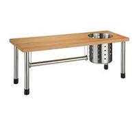 FIVE Simply Smart - Etagère Porte Ustensile & Essuie Tout "Bambou" 55cm Naturel Marron G