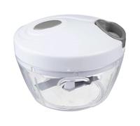 FIVE Simply Smart - Hachoir Manuel à Fil en Inox "Bicolore" 12cm Blanc & Gris