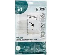 Five Simply Smart - Housse de rangement sous-vide Taille L - 69 x 120 cm Transparent G