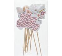 FIVE Simply Smart - Lot de 10 Piques Décoratifs "Fées" 15cm Multicolore Multicolore