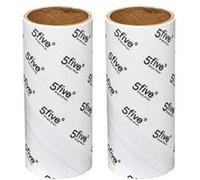 FIVE Simply Smart - Lot de 2 Recharges "Brosse à Vêtements" 10cm Blanc Blanc G