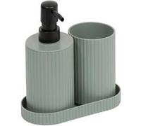 FIVE Simply Smart - Lot de 3 Accessoires de Salle de Bain "Mily" 17cm Vert Vert