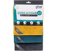 Lot de 3 Chiffons Microfibre 30x40cm Multicolore