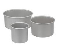 5five Moules à gâteaux – Lot de 3 – Aluminium, bords hauts