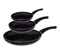 5five Lot de 3 poêles aluminium Indu 20/24/28 cm Noir
