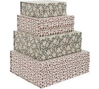FIVE Simply Smart - Lot de 4 Boîtes de Rangement "Floréa" 40cm Multicolore Multicolore