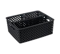 Five simply smart lot de 4 paniers de rangement - Anthracite
