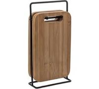 FIVE Simply Smart - Lot de 4 Planches à Découper "Tapas" 27cm Naturel Beige G