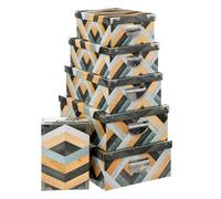 Five simply smart lot de 6 boîtes de rangement - Multicolore