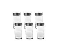 FIVE Simply Smart - Lot de 6 Pots à Épices "Straight" 9cm Transparent