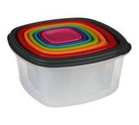 FIVE Simply Smart - Lot de 7 Boîtes de Conservation "Colours" 22cm Mutlicolore Multicolore G