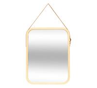 Miroir Mural à Suspendre Bambou 45cm Naturel