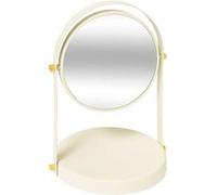 Miroir Pivotant Grossissant Duo 26cm Ivoire